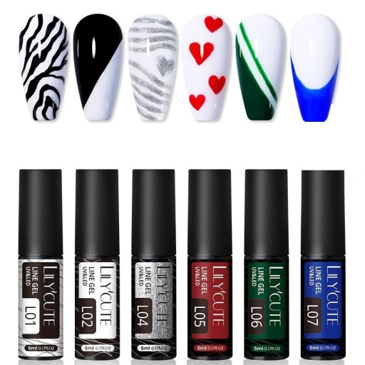 Conjunto de vernizes de unhas 6 pcs J292