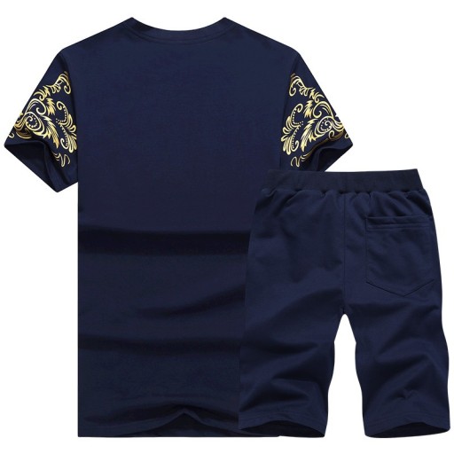 Conjunto estiloso para homem - T-shirt e calções J2289