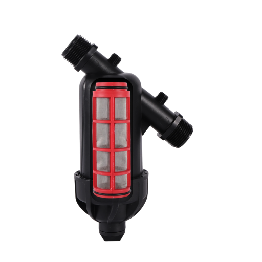 Connettore per irrigatori con filettatura esterna 3/4" 120 mesh 130 microni Filtro a rete per sistemi di irrigazione Filtro a rete per catturare impurità nell'acqua 19 x 17 cm