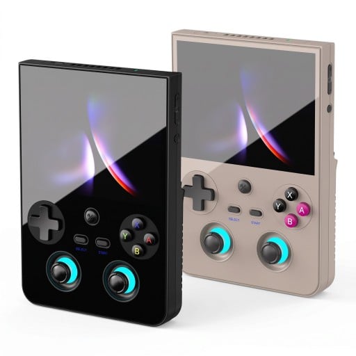 Console de jeu rétro Android 14 avec écran LTPS de 4,7 pouces, 8 Go de RAM et 128 Go de stockage, Dimensity 8300, Wi-Fi 6E et joysticks Hall