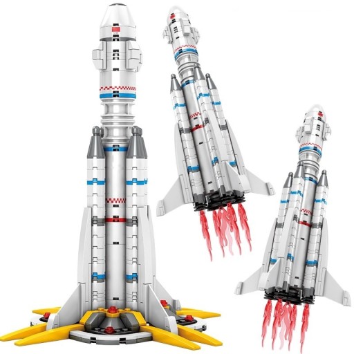 Construction de fusée spatiale 332 pièces