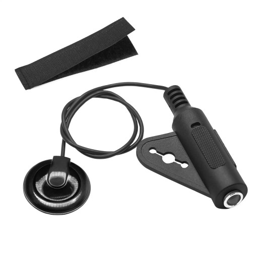 Contact Microphone for Guitar Clip-On Sound Sensor Universal Piezo Sensor for Acoustic Guitar Ukulele Violin or Percussion Instruments
