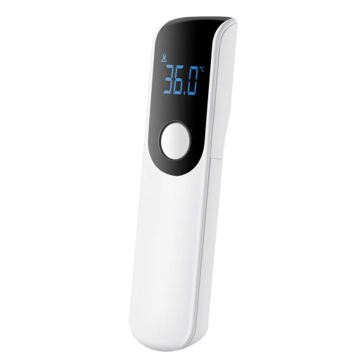 Contactloze infraroodthermometer met LCD-scherm Koortsmeting voor kinderen en volwassenen Laserlichaams- en oorthermometer met pulsoximeter