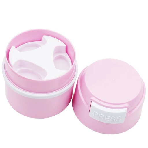 Contenedor de pegamento para pestañas 9 x 7,3 cm Soporte para pestañas individuales Recipiente de almacenamiento para herramientas de extensión de pestañas 1 unidad