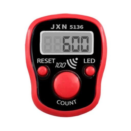 Contor electronic portabil cu 6 cifre Temporizator digital LCD din plastic, senzor de înaltă precizie pentru numărarea timpului și a pasului