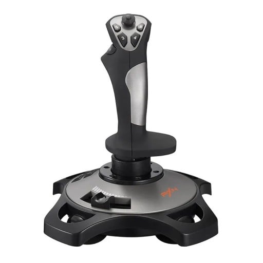 Controlador de vuelo de simulación PXN-2113PRO con 12 botones programables 18,5×18,5×22,5 cm negro-gris para PC Windows