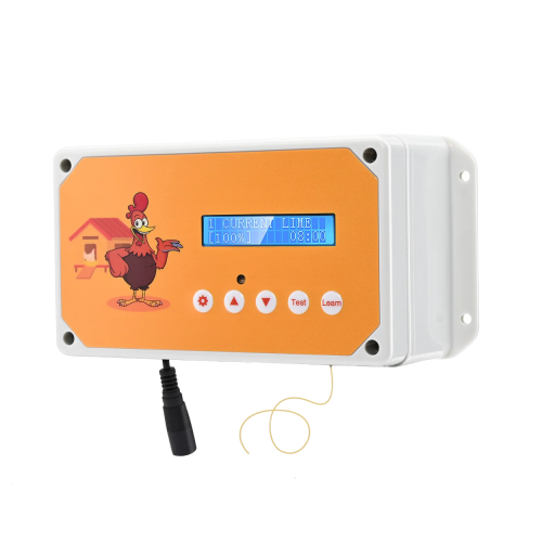 Contrôle pour porte automatique de poulailler avec accessoires Boîtier de commande avec télécommande 220 V