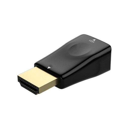 Convertidor HDMI a VGA Adaptador convertidor de señal digital para monitor Proyector TV Compatible con PC Portátil Consola de juegos Plug &amp; Play