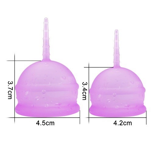 Copa menstrual de colores con caja J3312