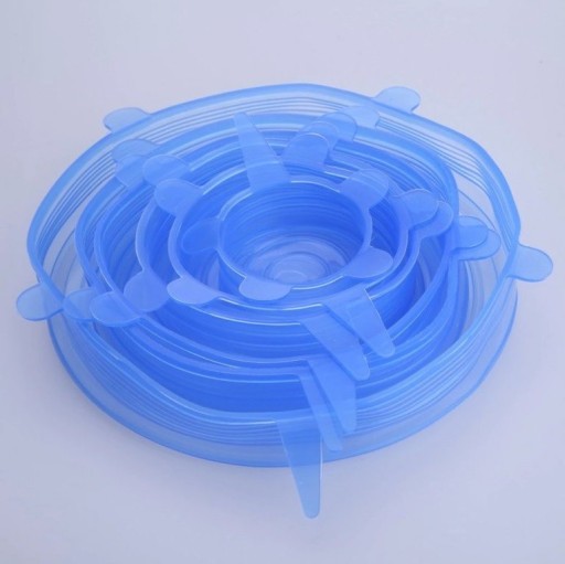 Coperchi in silicone per alimenti - 6 pz