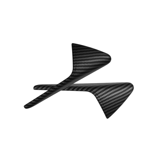 Coperchio della telecamera delle luci direzionali per Tesla Model 3 Y 2024 2025 ABS fibra di carbonio opaca copertura protettiva per le portiere