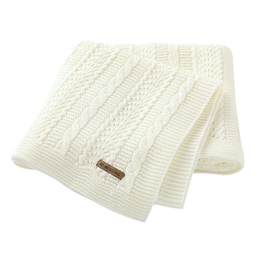 Coperta lavorata a maglia per bambini