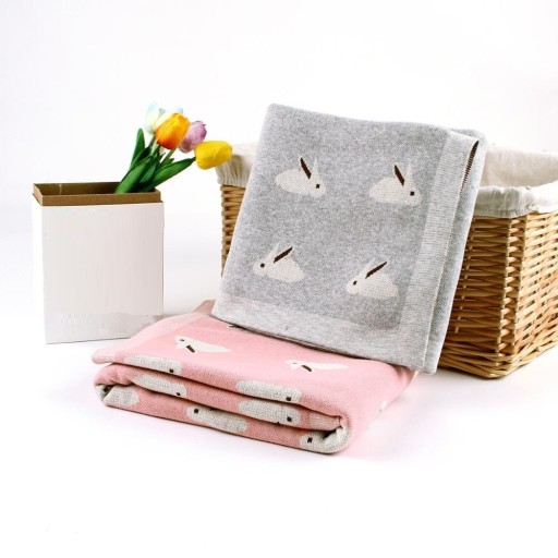 Coperta per bambini con coniglio A2180