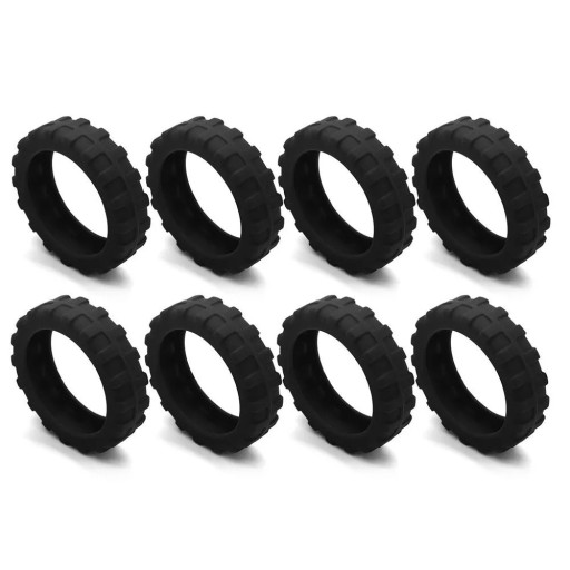 Coperți de protecție din silicon pentru roțile valizelor 4,3 x 1,5 cm 8 bucăți Accesorii antifonice pentru roți de bagaje Protecția roților