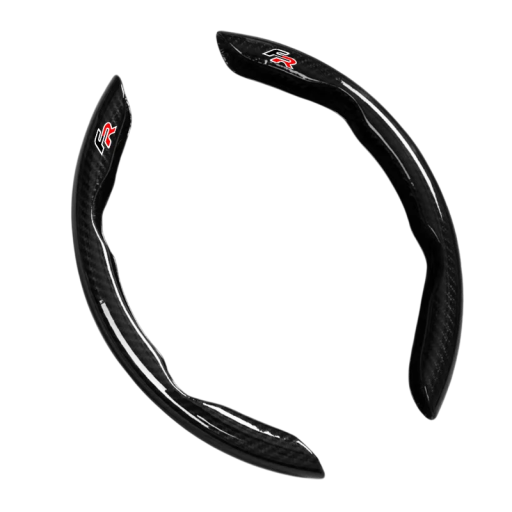 Copertura del volante antiscivolo in fibra di carbonio Copertura protettiva per interni auto Decorazione auto Stile moderno Accessori per volante