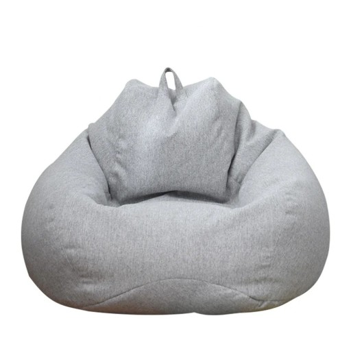 Copertura per pouf 70×80 cm con zip per il riempimento con palline di schiuma e tessuto per una seduta confortevole in interni ed esterni