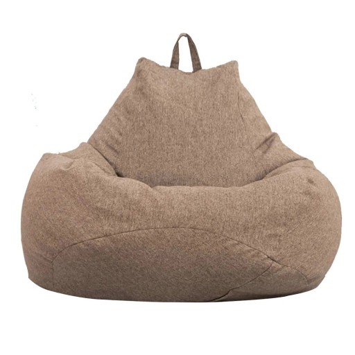 Copertura per sacco da seduta 100 × 120 cm Grande copertura in tessuto senza riempimento Copertura in tessuto confortevole