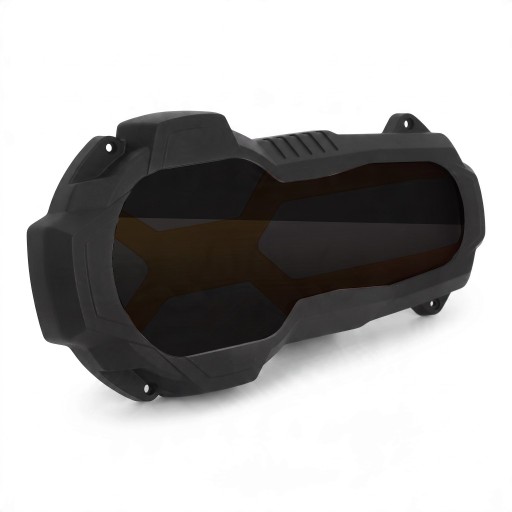 Copertura protettiva del faro per BMW R1200GS LC e R1250GS e Adventure Lente riflettente Policarbonato rinforzato Nero Protezione contro ciottoli