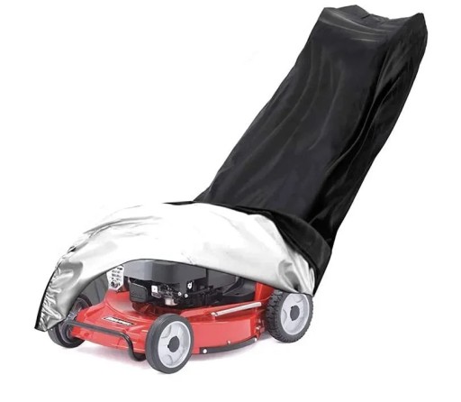 Copertura protettiva per tosaerba in oxford nero 193 x 112 x 64 cm Copertura impermeabile contro pioggia, polvere, vento e neve