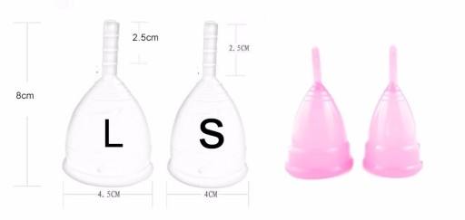 Copo menstrual com caixa J1384