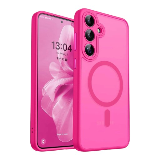 Coque de protection pour Samsung Galaxy A36 S avec aimants MagSafe Bord surélevé de 2,5 mm au-dessus des objectifs Capuchons en métal pour les boutons Pour la charge sans fil