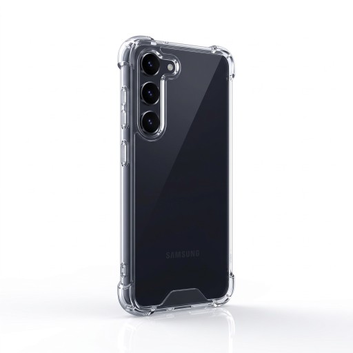 Coque de protection pour Samsung Galaxy A36 S avec coins amortisseurs Bord de 1,5 mm au-dessus de l'écran et 2,5 mm au-dessus des objectifs Coque transparente pour charge sans fil