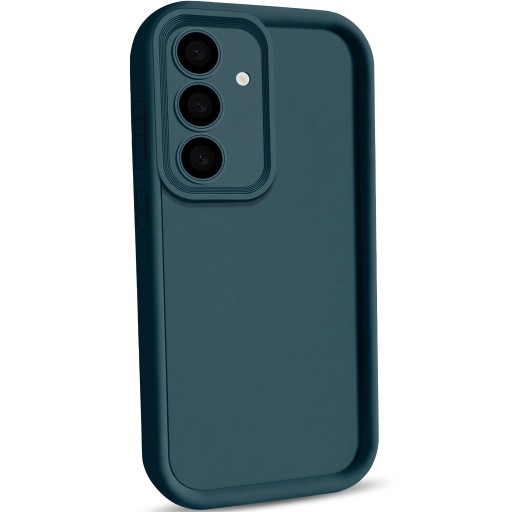 Coque en silicone flexible pour Samsung Galaxy A57 Finition épurée sans motif Mat Élargissement au-dessus de l'écran Protection accrue de l'appareil photo Pour un usage quotidien
