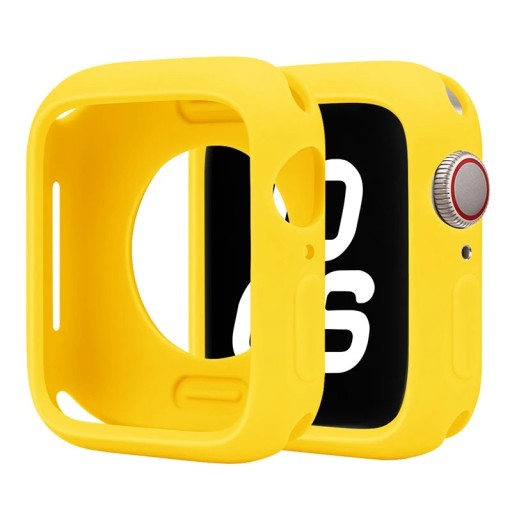 Coque minimaliste pour Apple Watch 46 mm Series 11 10 Protection en silicone souple Bumper étui résistant accessoires