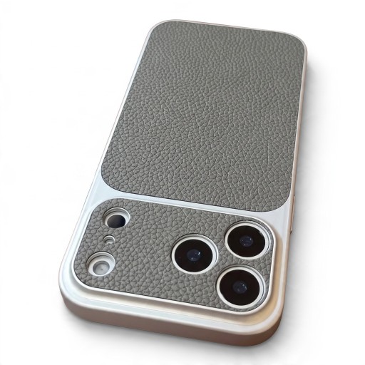 Coque pour iPhone 16e Texture cuir Finition mate Résistante aux chocs Antidérapante Protection contre les empreintes digitales