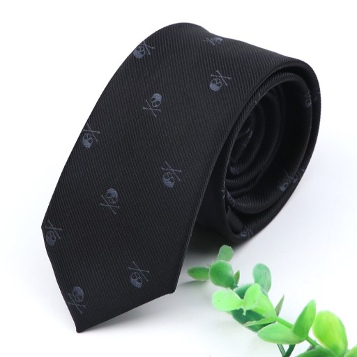Corbata de hombre con calavera T1217 Corbata de hombre con calavera T1217