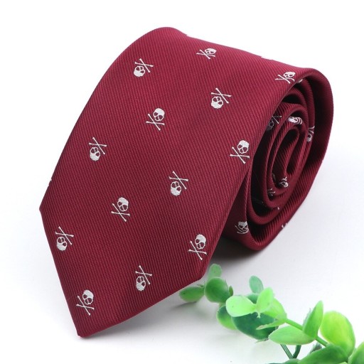 Corbata de hombre con calavera T1217