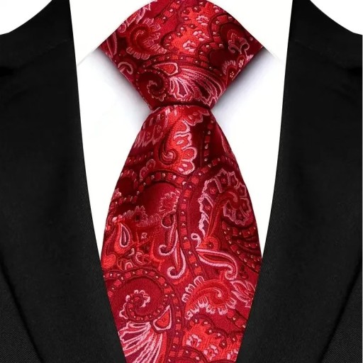 Corbata de lujo para hombre con estampado floral Accesorio formal para hombre Corbata elegante para traje Corbata formal de seda 145 x 8 cm