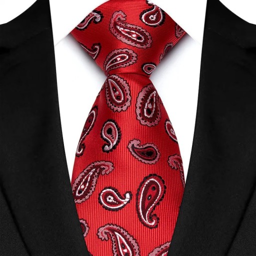 Corbata de seda con estampado distintivo 145 x 8 cm Eventos sociales y empresariales Corbata de hombre de lujo Accesorio elegante Seda de alta calidad