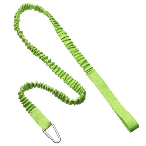 Corda de segurança com mosquetão para remo