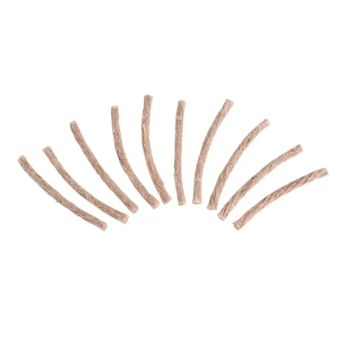 Corda di canapa da esterno per sopravvivenza 7 cm x 6 mm Fuoco d'emergenza naturale Accensione in ogni condizione Campeggio Bushcraft Equipaggiamento EDC