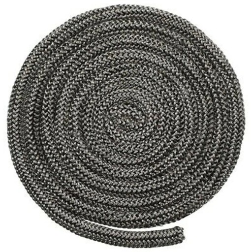 Corde d'étanchéité pour cheminée 8 mm 2 m Fibre de verre Étanchéité haute température des portes de poêles et cheminées À bois Brûleurs Bûches Insert de chauffage