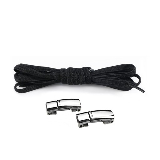 Cordones elásticos con cierre magnético.