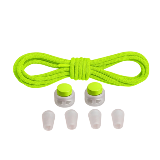 Cordones elásticos sin atar de 100 cm, redondos, con hebilla de resorte, para calzado deportivo infantil, cómodos.