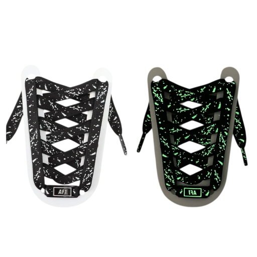 Cordones luminosos de 140 cm Cordones con estampado de salpicaduras Efectos de luz coloridos Zapatos luminosos con estilo Accesorio de fiesta para niños y adultos