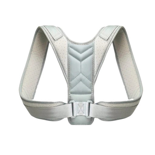 Corrector de postura ajustable Cinturón de espalda y hombros transpirable Invisible debajo de la ropa Para hombres y mujeres Solo 10-20 minutos al día