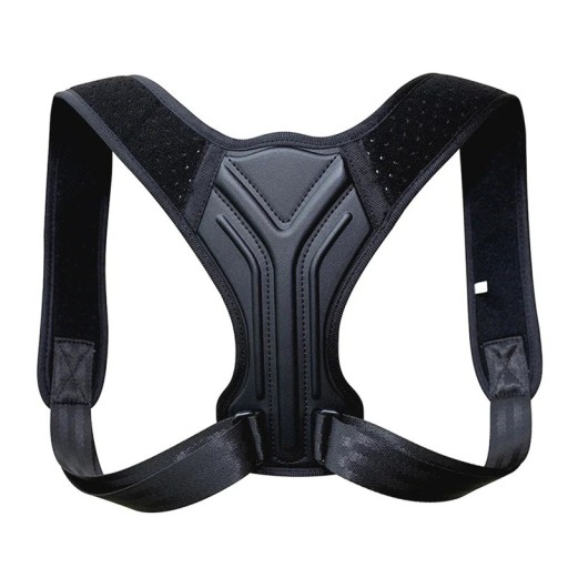 Corrector de postura ajustable, transpirable, para la espalda, alivia el dolor de columna vertebral, cómodo e invisible bajo la ropa.