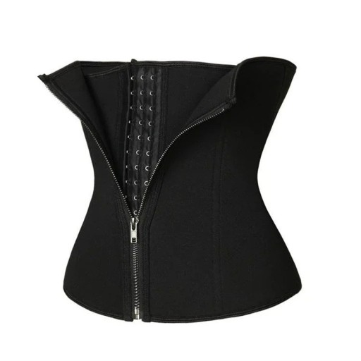 Corset negru de slabit pentru femei Centura de modelare a corpului Centura de compresie pentru corset modelator de talie si burta pentru un sprijin pentru postura siluetei subtire