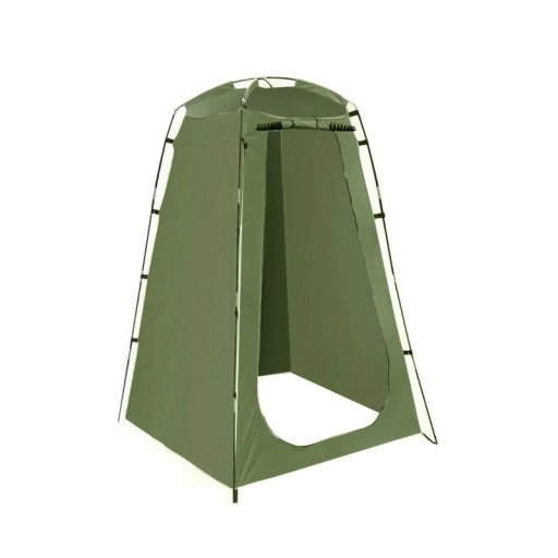 Cort de duș portabil impermeabil 1,9 x 1,2 m, cort de toaletă pliabil în aer liber, pentru camping, drumeții, duș și baie pe plajă