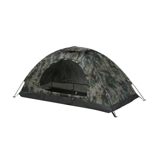 Cort portabil ultraușor pentru 1 persoană 200x100x100 cm, cort de drumeție cu un singur strat, UPF 30+, laminat sintetic anti-UV, pentru camping și plajă