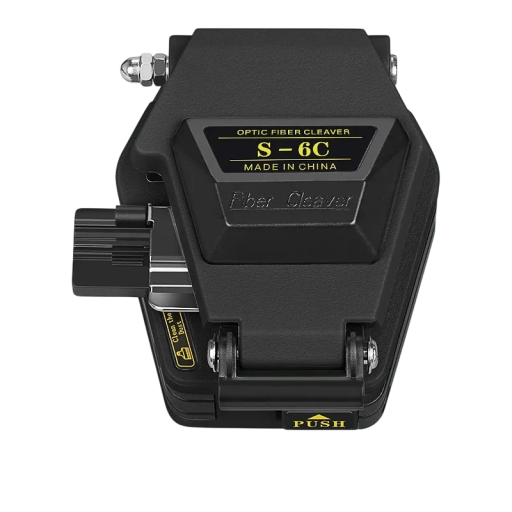 Cortador de fibra óptica S-6C Negro Herramienta FTTT con 16 cuchillas de superficie Sin cuchilla de repuesto 7,5x6,5x5,7cm