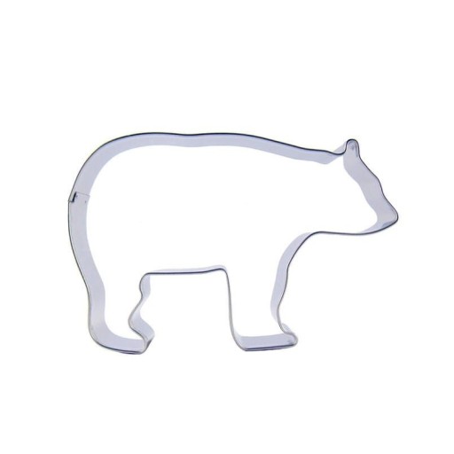 Cortador de galletas con forma de oso