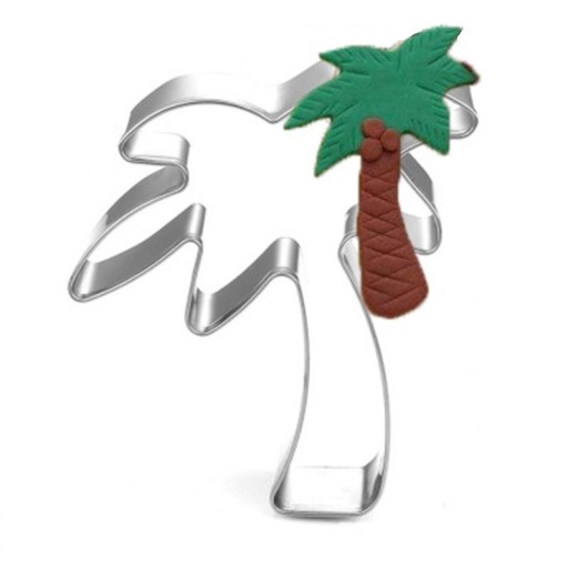 Cortador de galletas con forma de palmera