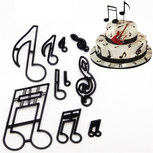 Cortador de notas musicales 10 uds.