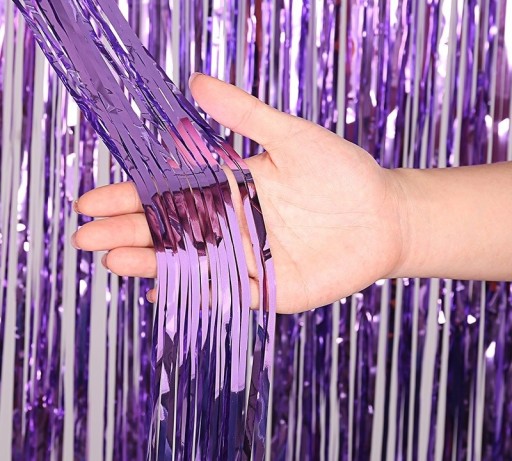 Cortina de fiesta con flecos 2,5 x 1 m