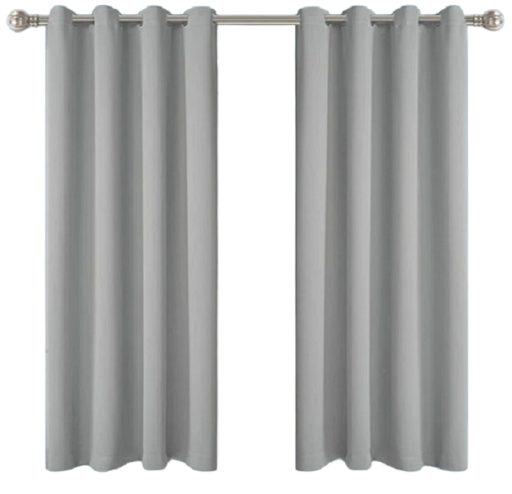 Cortinas opacas con paneles Cortinas de sombreado con suspensión de aro Cortinas modernas con un índice de opacidad de hasta el 90% Cortinas cortavientos con aislamiento térmico 140 x 260 cm